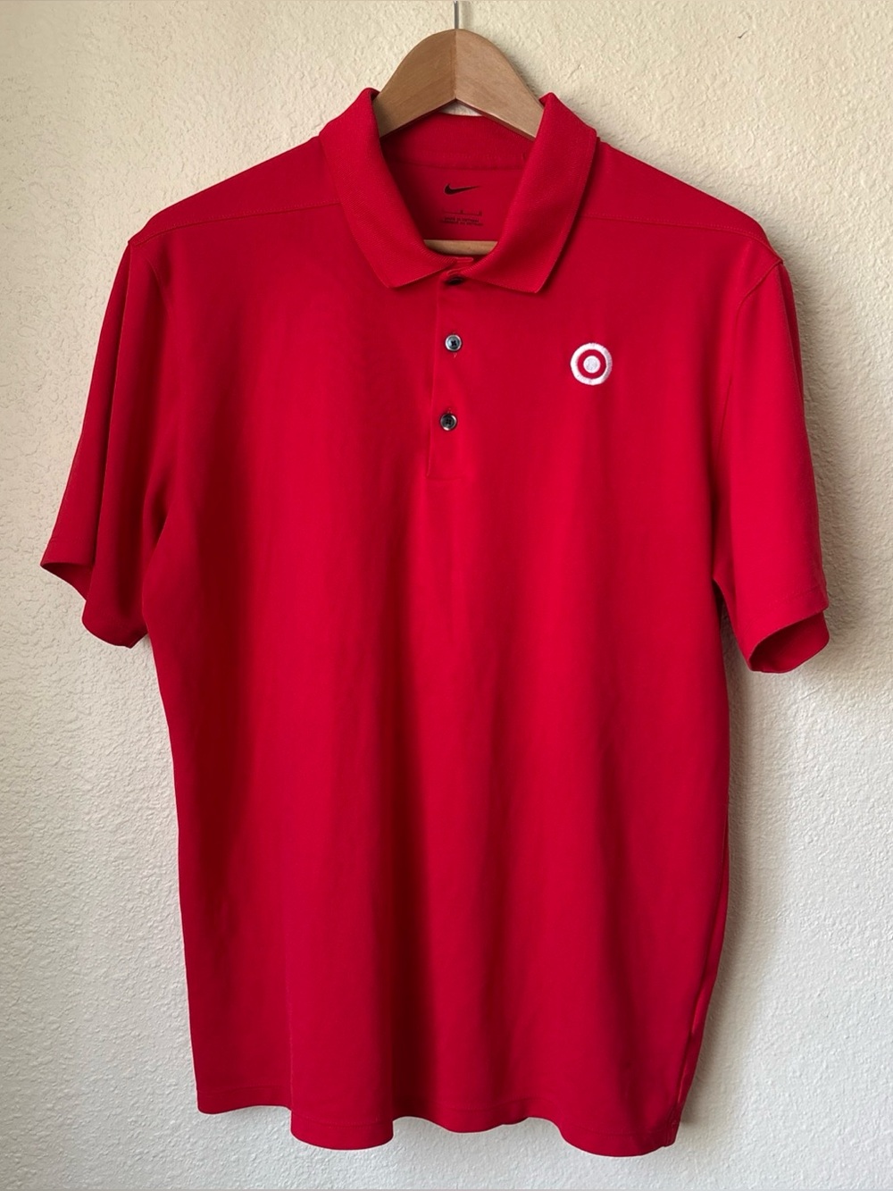 Nike Red Target Logo Polo Shirt - Men's